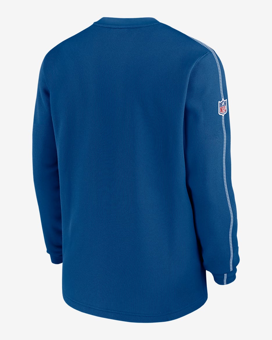 Indianapolis Colts Sideline Logo Coach Men’s Nike NFL Long-Sleeve Top